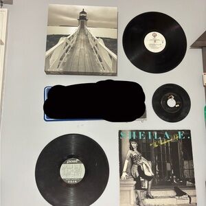 Vinyl Record Wall Art Set